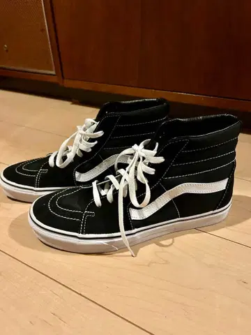 VANS 반스 SK8-HI 스케이트 하이컷 블랙 화이트 스니커즈