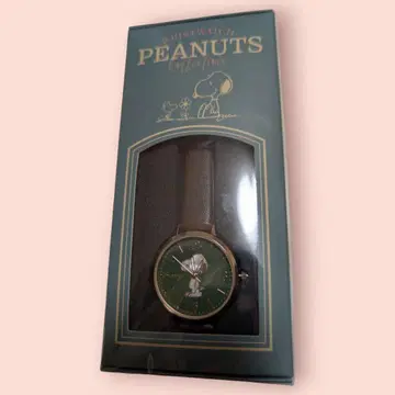 스누피 손목시계 그린 x 핑크 골드 브라운 미개봉 새상품 보증서 포함