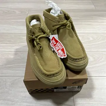 Vans 베이지 스웨이드 하이컷 스니커즈