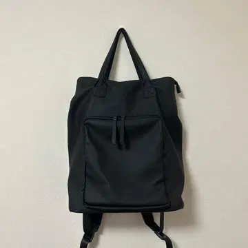 백팩 블랙 블랙 인조 가죽 여성용