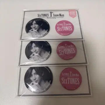 SixTONES 1st Anniversary 교모토 타이카 캔뱃지