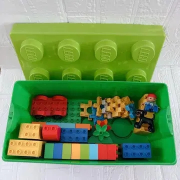 레고 듀플로 미도리 컨테이너 박스 덤 포함 레고 블록 LEGO