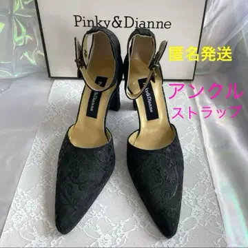 Pinky&Dianne 블랙 앵클 스트랩 펌프스 익명 배송 하이힐
