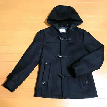 BEAUTY & YOUTH 블랙 더플 코트 남성용 S