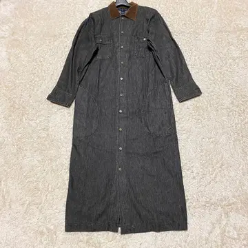 랄프 로렌 셔츠 원피스 빅 사이즈 10 데님 코듀로이