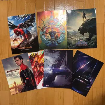 영화 마블 어벤져스 스파이더맨 팜플렛 7권 세트