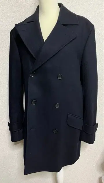 SHIPS 네이비 울 코트 XL