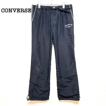 컨버스 나일론 팬츠 저지 블랙 [ M ] 속기모 바스락 방한