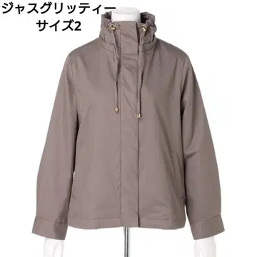 저스길리티 모카 후드 부착 자켓 사이즈 2