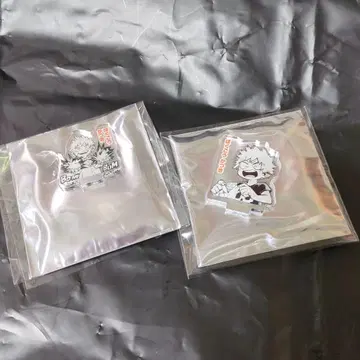 바쿠고 카츠키 히로아카 아크릴 mini 피규어 2종 세트 1