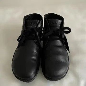 BIRKENSTOCK 스컬 바 레이스업 슈즈 24.5cm 블랙