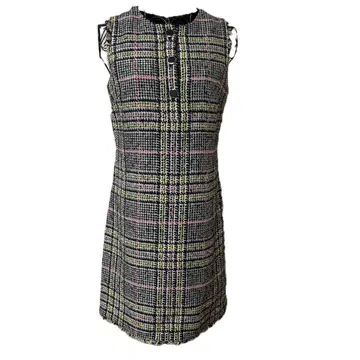 새상품 ] kate spade new york 에나멜 버튼 트위드 드레스