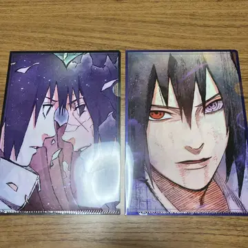 NARUTO 돌풍전 mini 클리어 파일 컬렉션 2장 세트