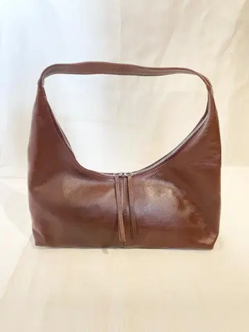 새상품급 Hoaw. 숄더백 브라운 가죽