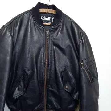 사이즈 42! 80s 90s USA 제조 Schott MA-1 가죽 자켓