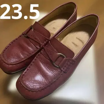 HPS 가죽 와인 로퍼