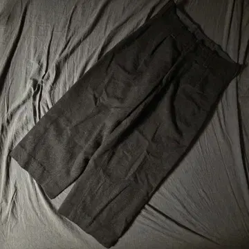 50s 유로 빈티지 울 와이드 슬랙스 다크 그레이