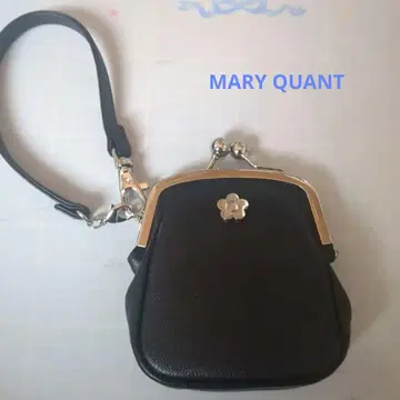 MARY QUANT 프렌치 심 가마구치 멀티 코인 케이스 (블랙)