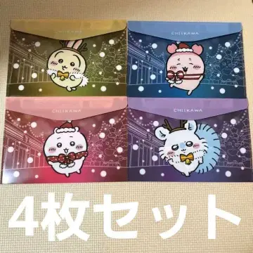 치이카와 (먼작귀) 세븐일레븐 플랫 케이스 4장 세트 토끼 모몽가 게