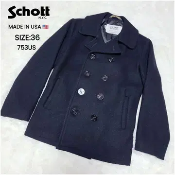 새상품급 SCHOTT U.S.740N P 코트 753US 7118 36