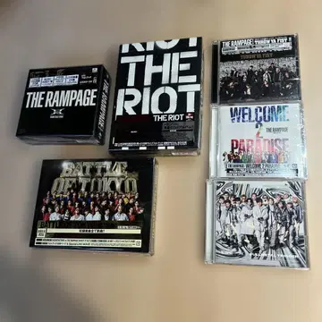 6세트 THE RAMPAGE Blu-ray CD DVD