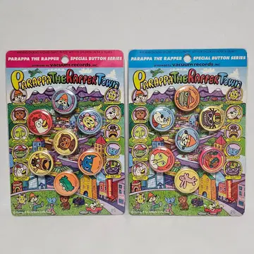 파라파라 래퍼 캔뱃지 2개 세트