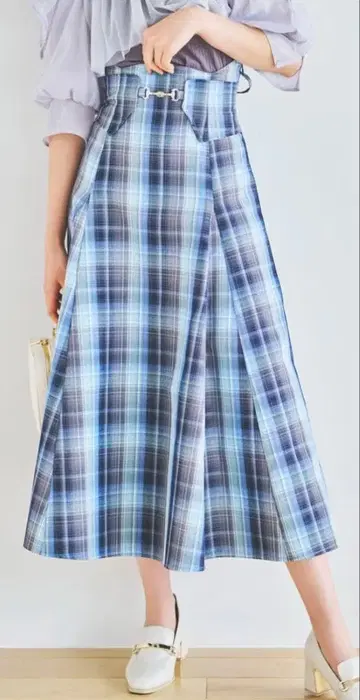 dazzlin 다즐린 비트 코르셋 볼륨 스커트 블루 S