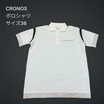 CRONOS 크로노스 피케 셔츠 화이트 M 여성용 화이트 골프