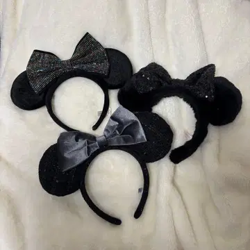 미키마우스 모양 머리띠 3개 세트