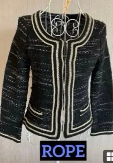 새상품급! ROPE 로페 긴팔 트위드 자켓 클리닝 완료