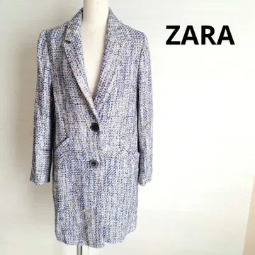 ZARA 자라 코트 자켓 롱 트위드 자켓
