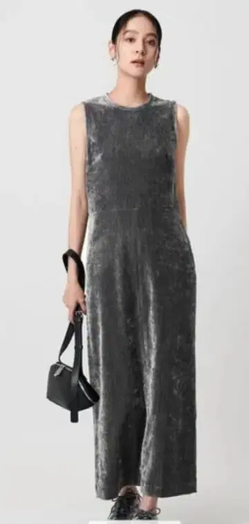 뷰티&유스 유나이티드 애로우즈 폴리에스테르 블렌드 몰 원피스