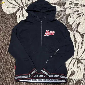 MoBB 모브 하프 지퍼 후드티 후디