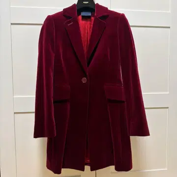 [ 미사용품 ] ASPESI 코트 자켓 와인 레드 파티