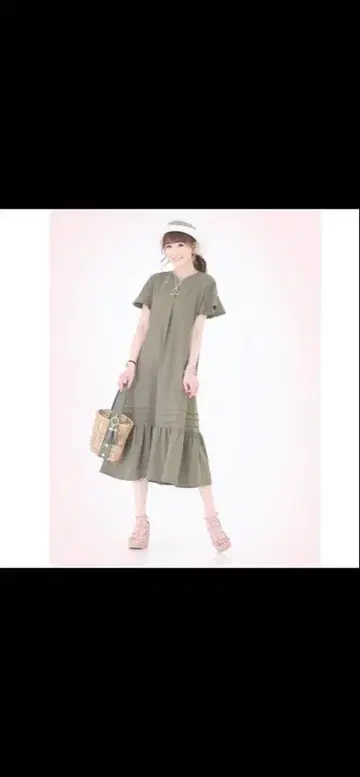 앤드러브 린넨 같은 셀럽 원피스 3L