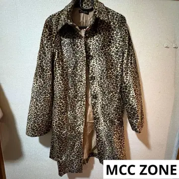 MCC ZONE 레오파드 무늬 코트
