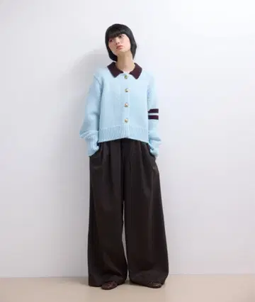 폴로 니트 가디건 WEB 한정품 ADAM ET ROPE'