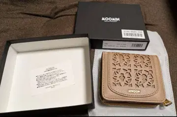 [ 미사용 새상품 ] MOOMIN 접이식 지갑 베이지 무민 12/21까지