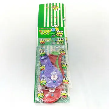 당시 미개봉 케로케로케로피 풍선 매장 거치대 포함 산리오 레트로