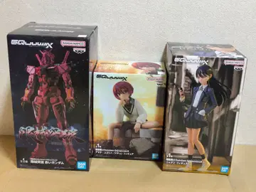 지크 액스 피규어 3체 세트 마추 니얀 빨간색 건담