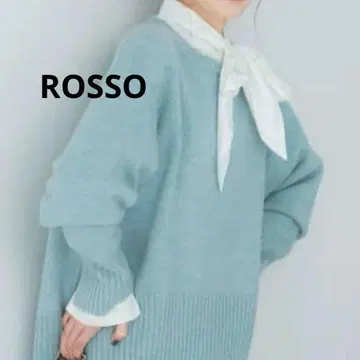 23AW URBAN RESEARCH ROSSO 파인 심 디자인 니트