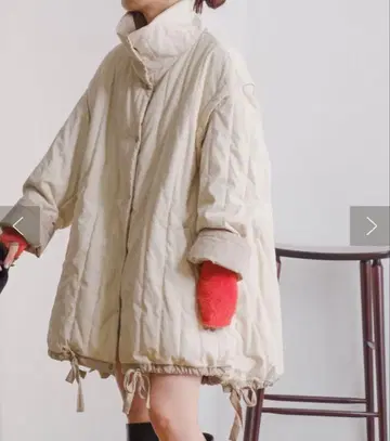 [ Kastane ] 아이보리 퀼팅 자켓 3WAY