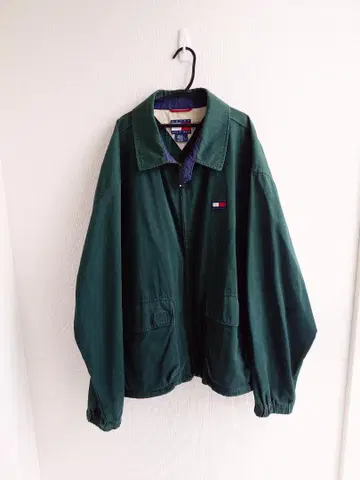 TOMMY HILFIGER 90s 빈티지 코튼 자켓 XL