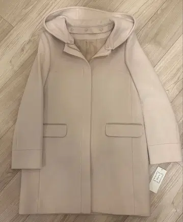 AND'OR 안도아 여성용 코트 후드 노카라 베이지 M