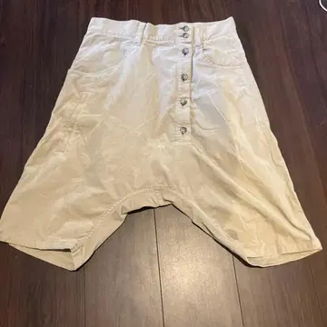 TSUMORI CHISATO 베이지 사루엘 팬츠 숏팬츠