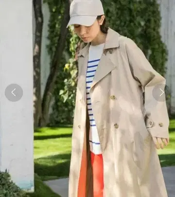 [ 새상품급 ] 니코앤드 컬러풀 트렌치코트 M 베이지