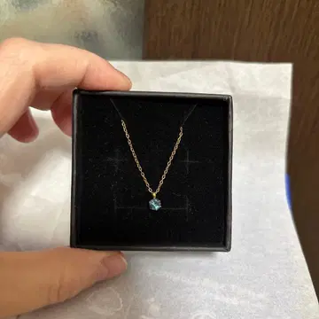 새상품! 블루 토파즈 목걸이