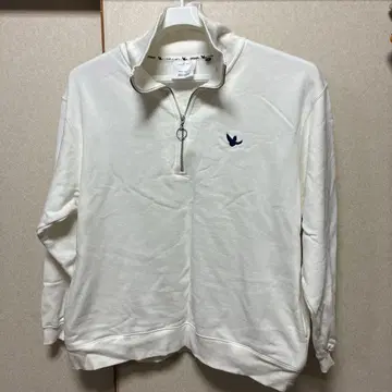 Mark Gonzales 화이트 집업 맨투맨 L