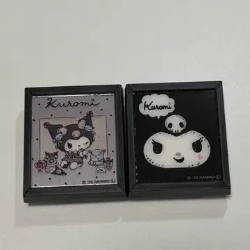 멜로쿠로전 트레이딩 미니어처 액자 쿠로미 2세트