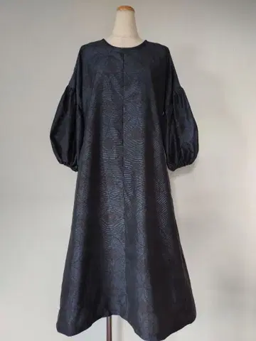 기모노 리메이크 [ 884 ] 볼륨 소매의 A라인 원피스